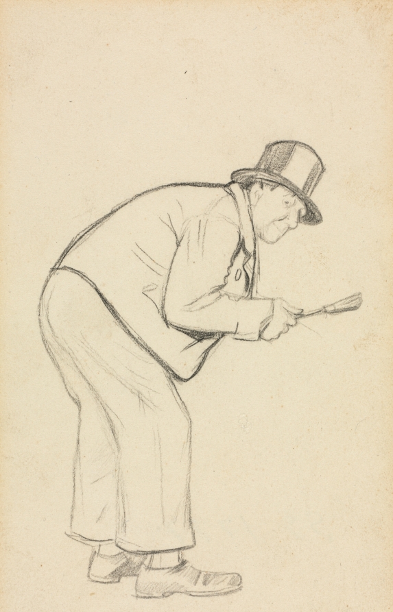 Study for "A Woman Hater"