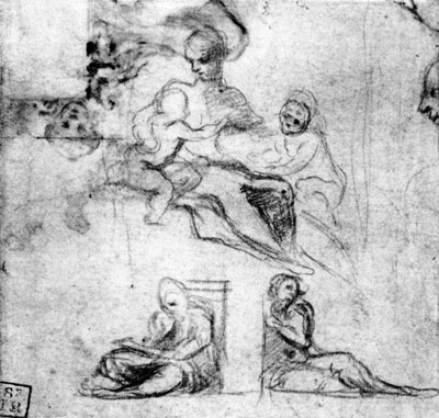 Study for Madonna with child