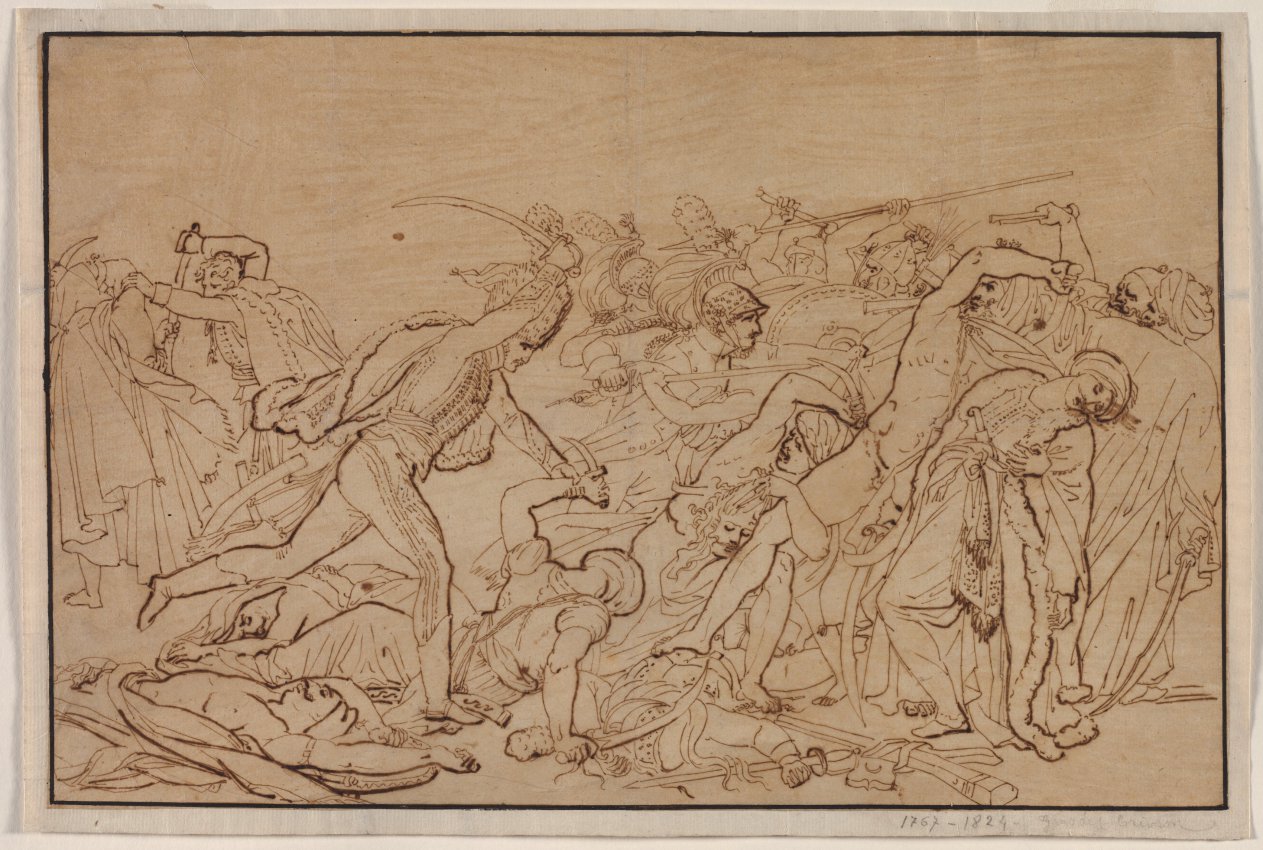 Study for "The Revolt of Cairo"