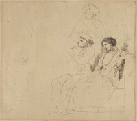 Study for "The Rustic Dancers"