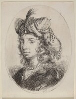 Sultaness Adorned with Pearls, Turned to the Left