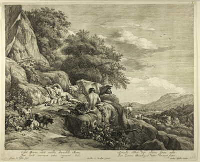 Summer Landscape with the Child Jupiter