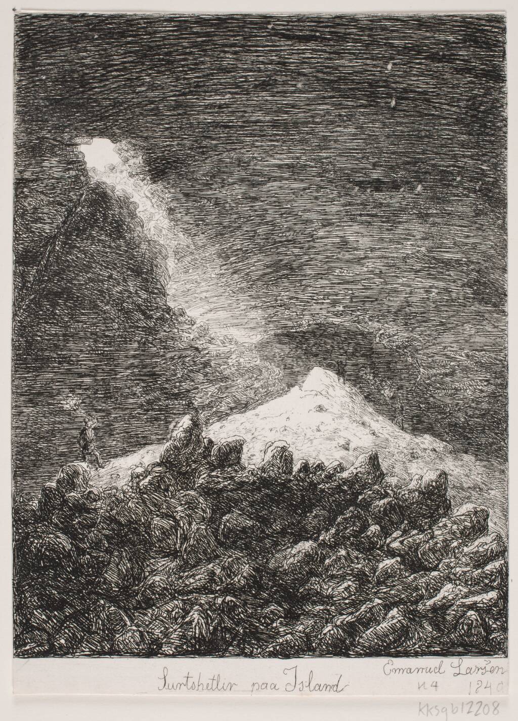 Surtshellir på Island