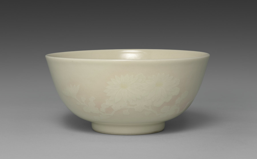 Sweets Bowl with Chrysanthemums