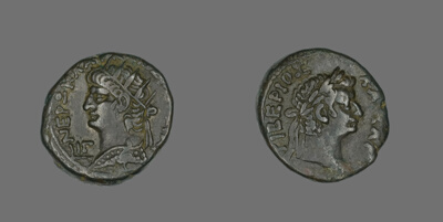 Tetradrachm (Coin) Portraying Emperor Nero