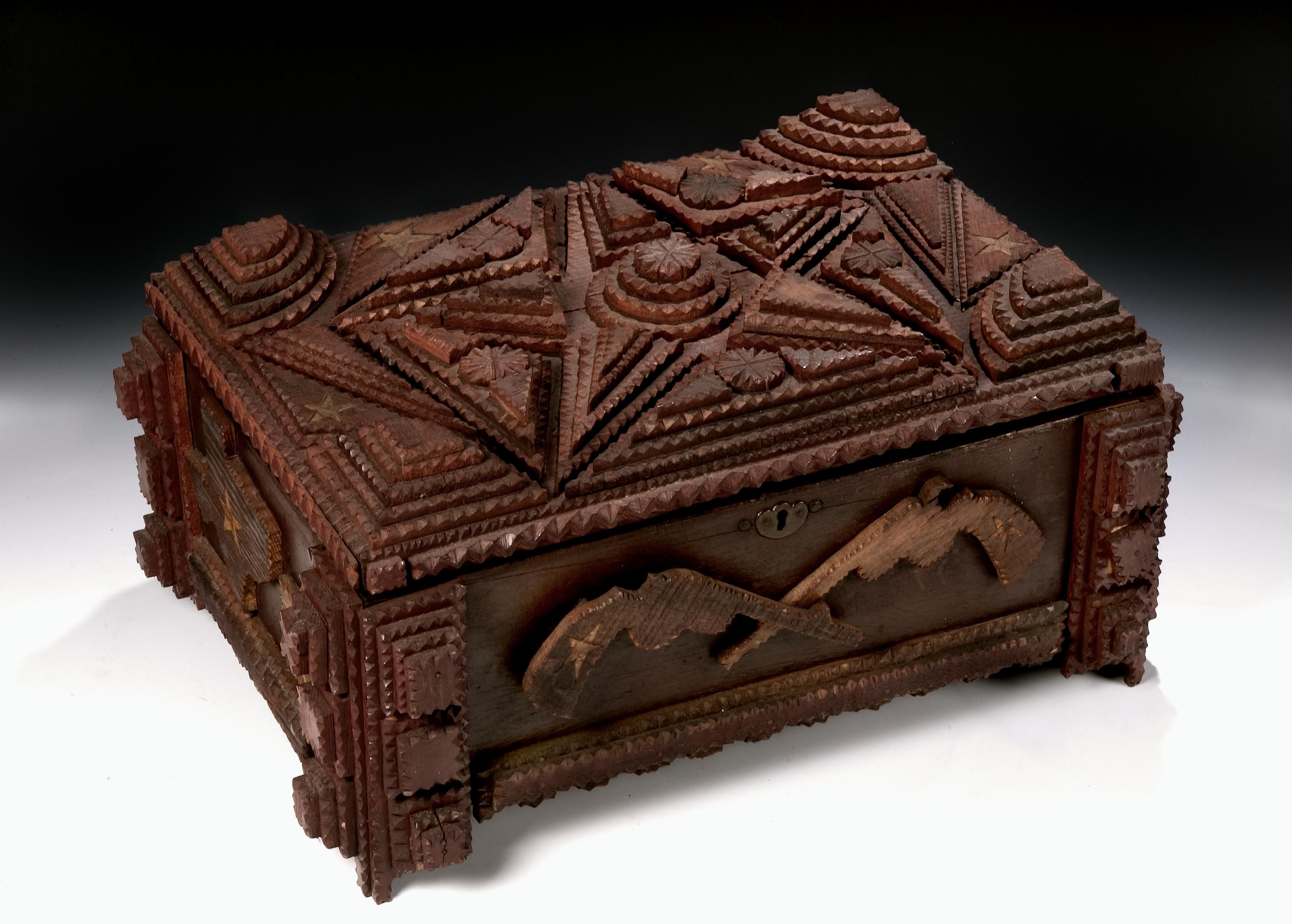 Texas Tramp Art Box