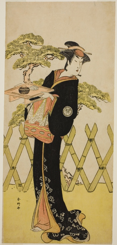 The Actor Segawa Tomisaburo II as Lady Masago (Masago Gozen) (?) in the Play Genji Saiko Kogane no Tachibana (?), Performed at the Ichimura Theater (?) in the Eleventh Month, 1788 (?)