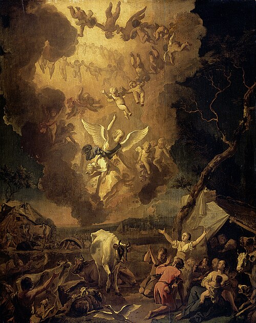 The annunciation to the shepherds