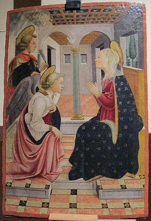 The Annunciation with Saint Julian