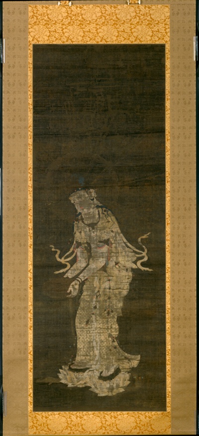 The Bodhisattva Kannon, from the triptych Approach of the Amida Trinity