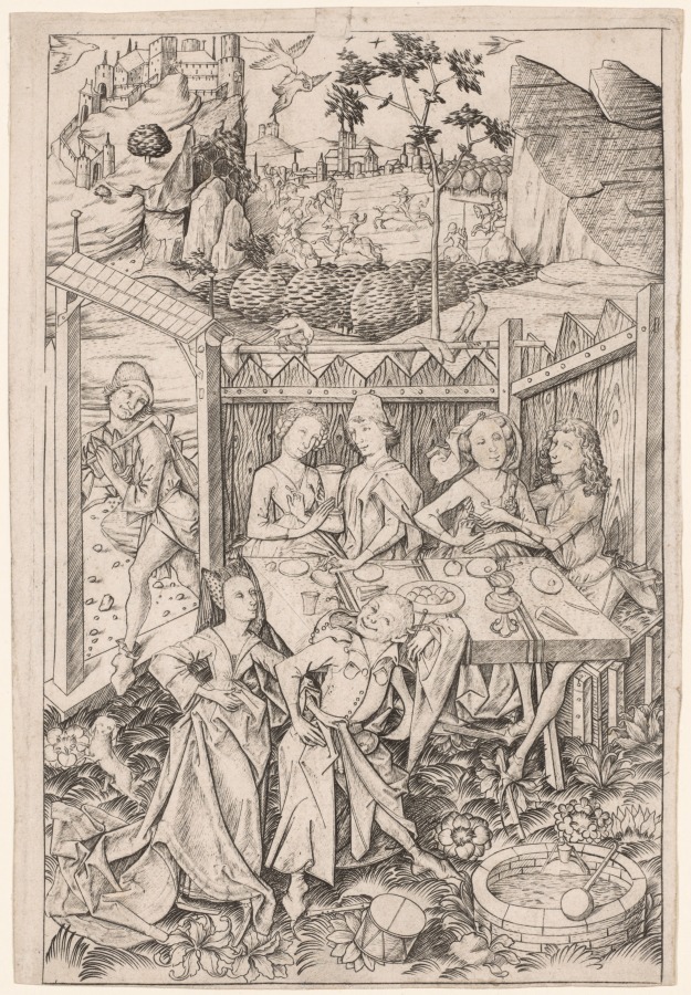 The Garden of Love (Large Plate)