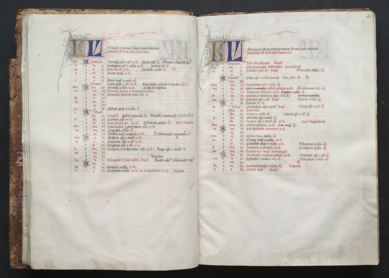 The Gotha Missal:  Fol. 10r, Text