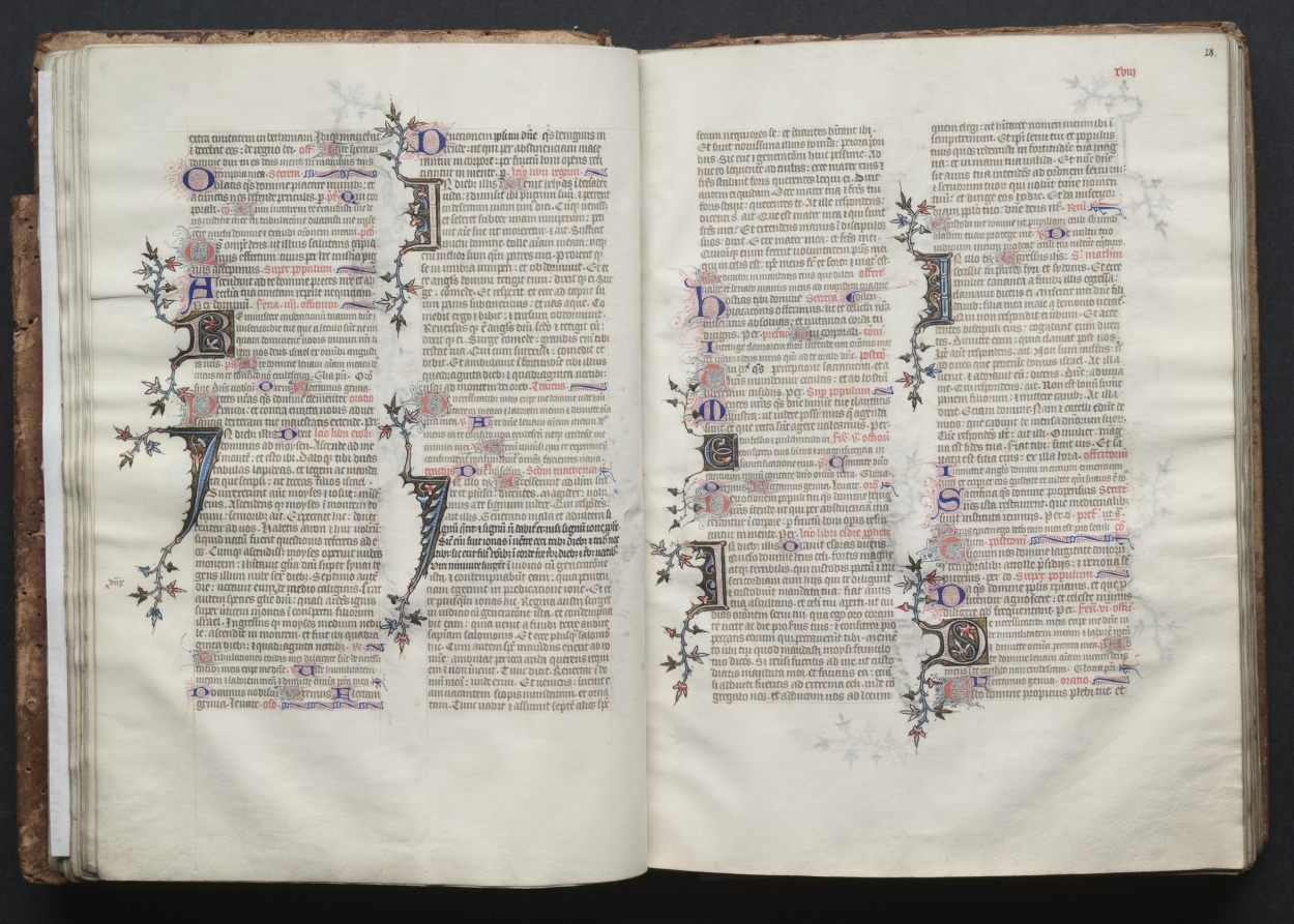 The Gotha Missal:  Fol. 28r, Text