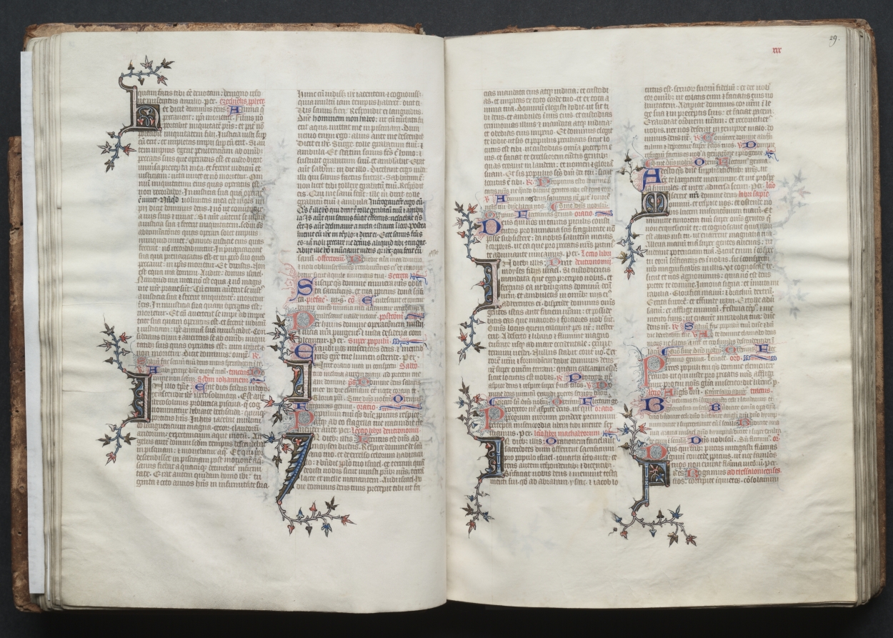 The Gotha Missal:  Fol. 28v, Text