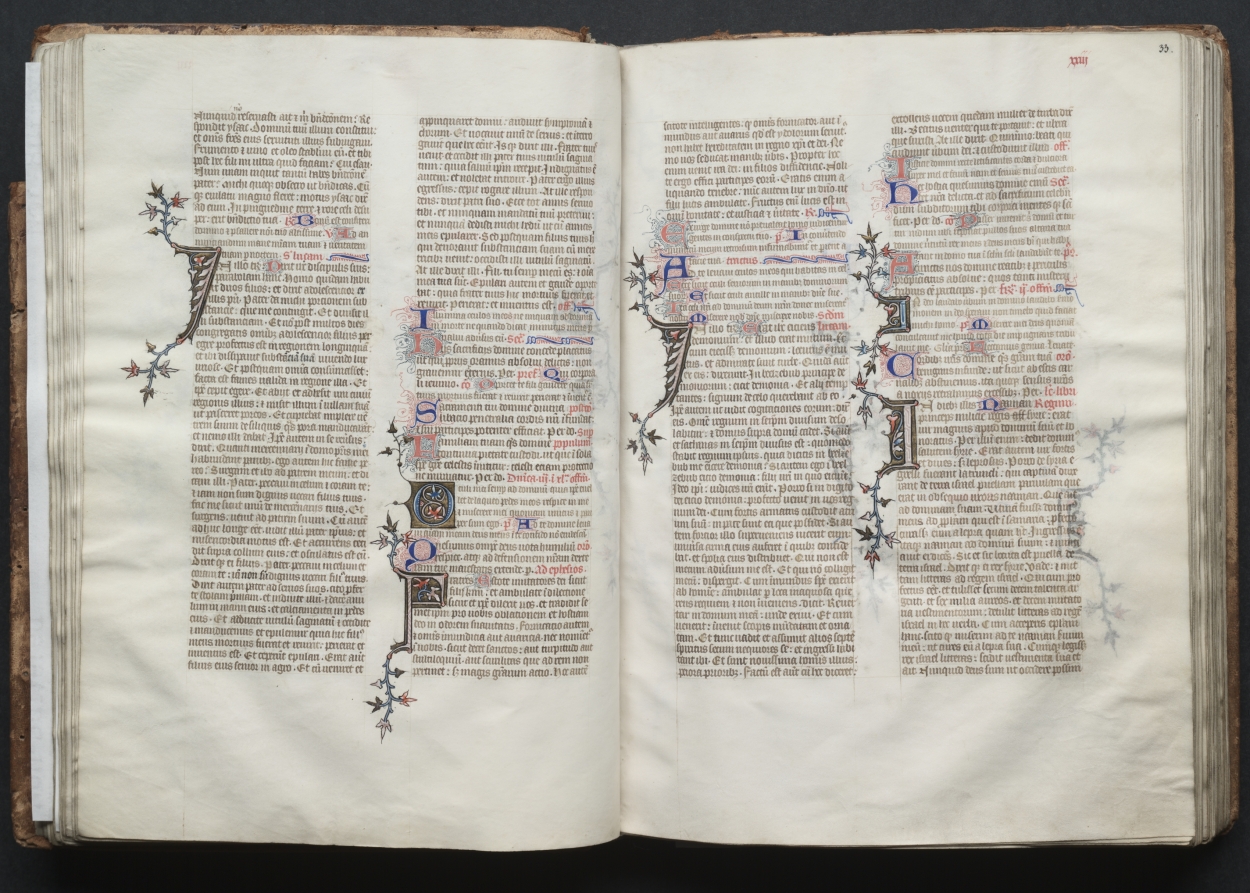 The Gotha Missal:  Fol. 33r, Text