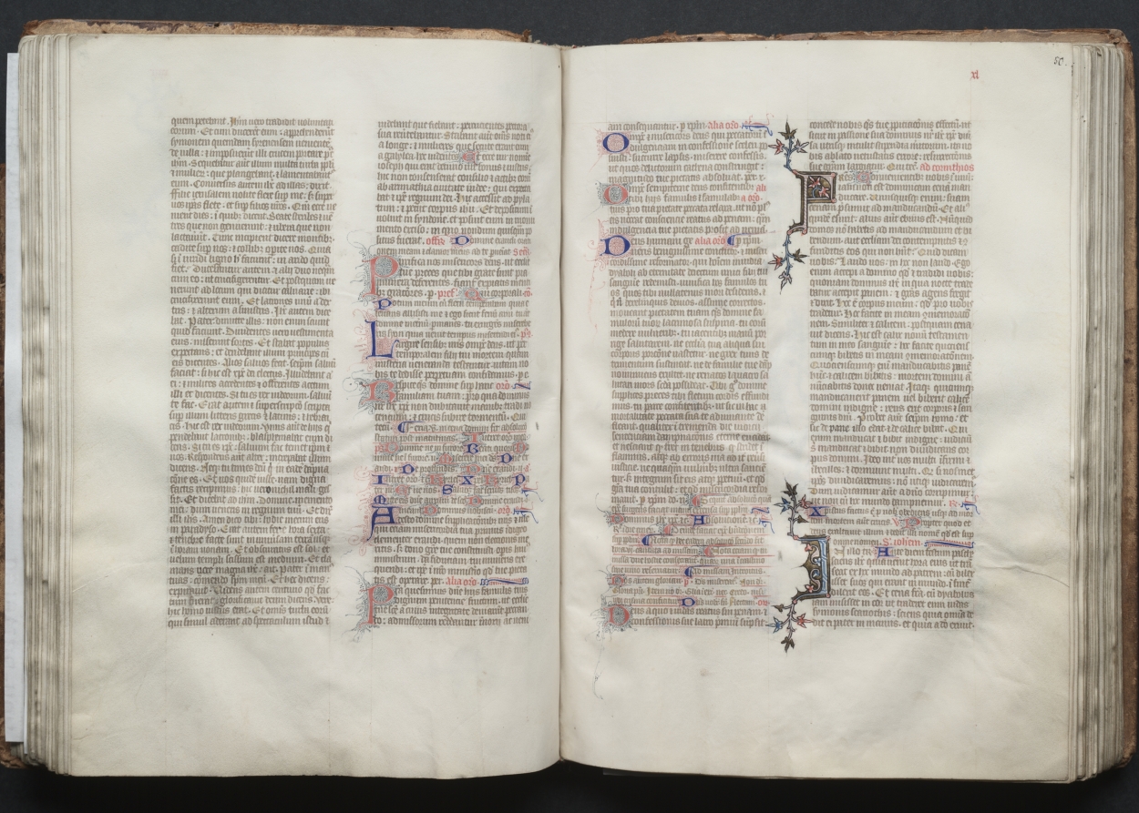 The Gotha Missal:  Fol. 49v, Text