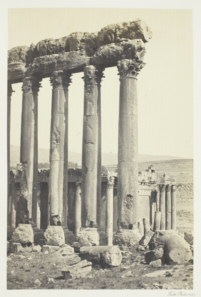 The Great Pillars and Smaller Temple, Baalbec