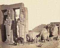 The Ramasseum of El-Kurneh, Thebes, First View