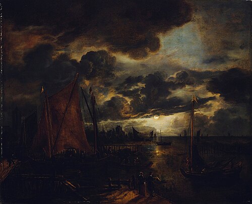 The river at moonlight