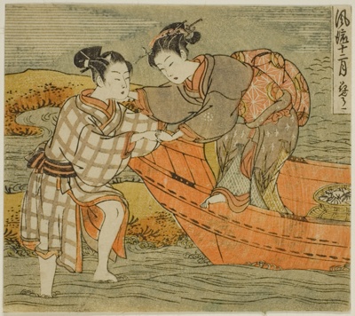 The Third Month (Hanamizuki), from the series "Fashionable Twelve Months (Furyu juni tsuki)"