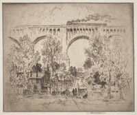 The Viaduct, D., L. & W. at Nicholson, Pa.