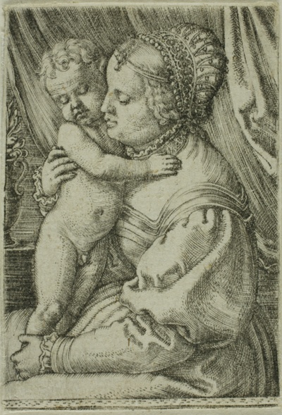 The Virgin with Child and Vase