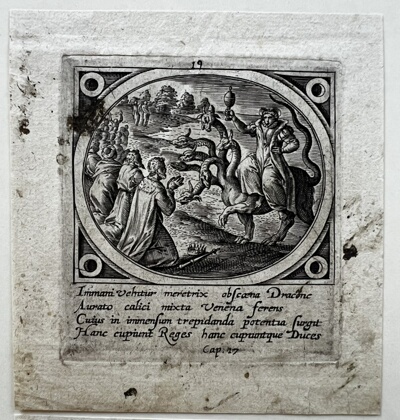 The Whore of Babylon, from Icones Revelationum... (The Revelations of St John)