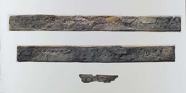Three border strips