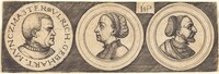 Three Medals with Portraits