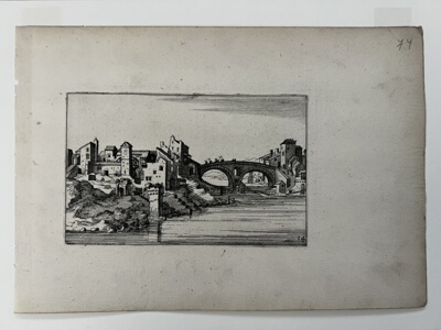 Tiber Island, from Variae Antiquitates Romanae (Roman Ruins)