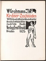 Title page from Kirchner Zeichnungen (Kirchner Drawings)