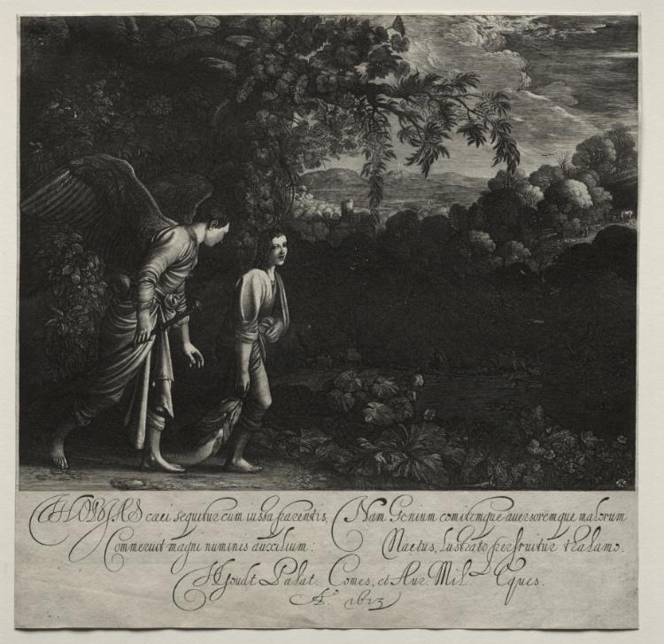 Tobias and the Angel (large plate)