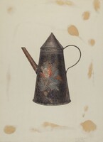 Toleware Teapot