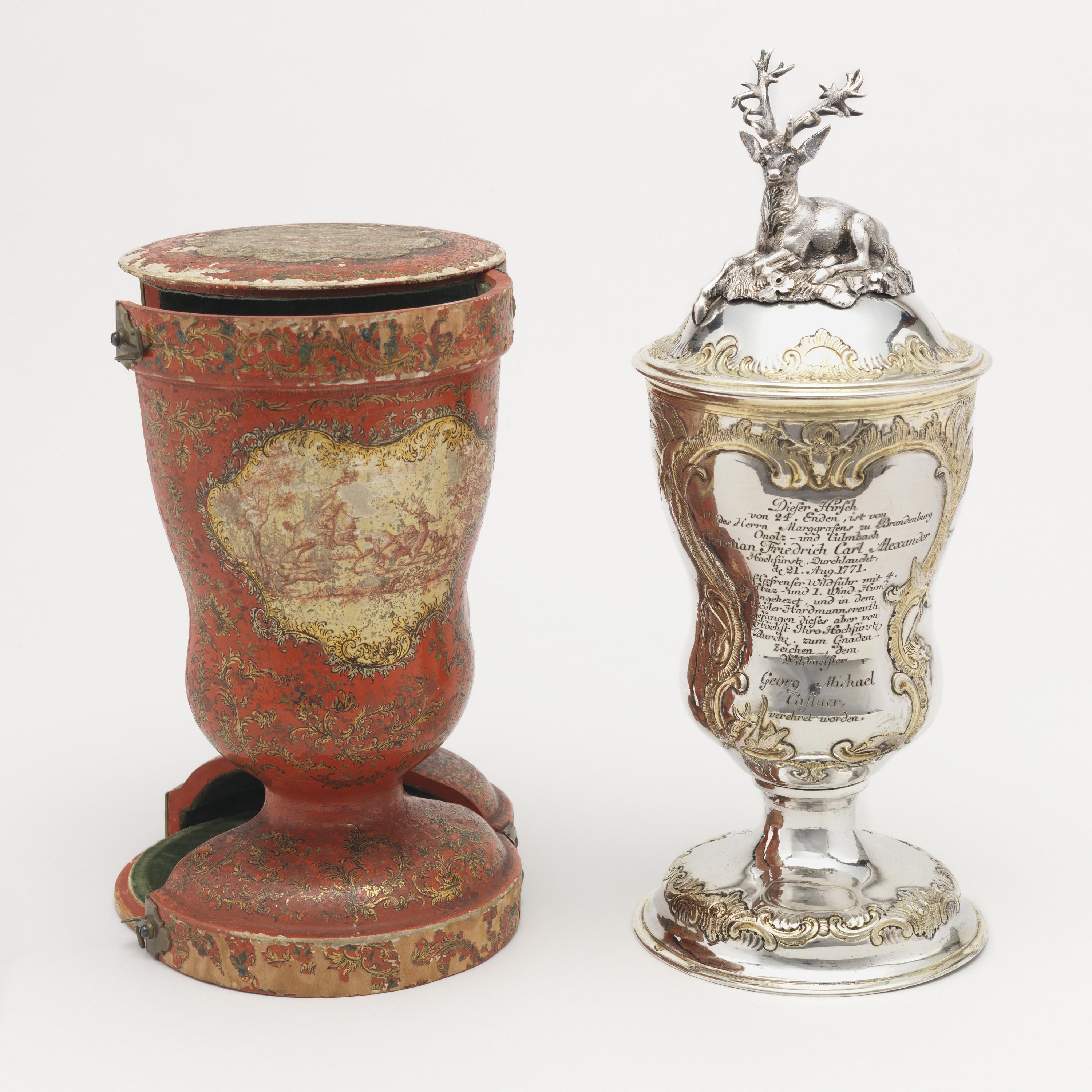 Trophy Cup and Case