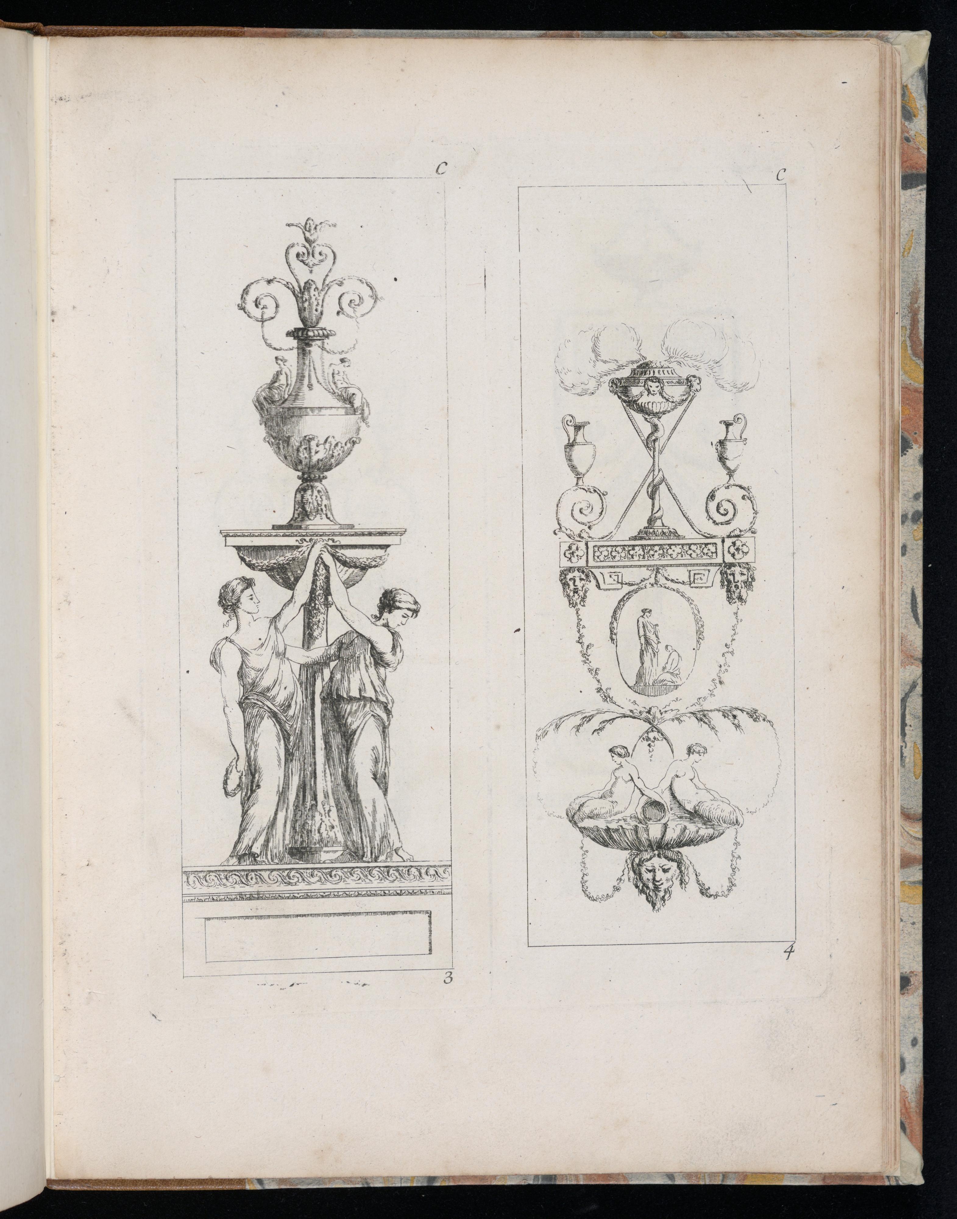 Two Arabesque Panel Designs