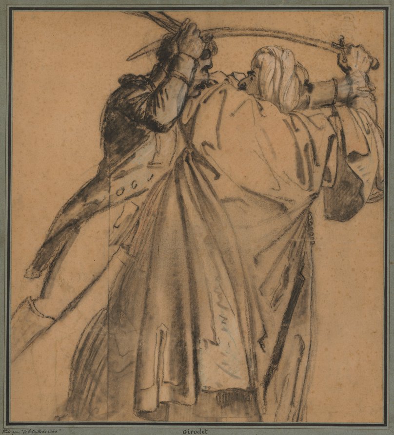 Two Arabs, for "The Revolt of Cairo"