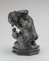 Two Bears Fighting