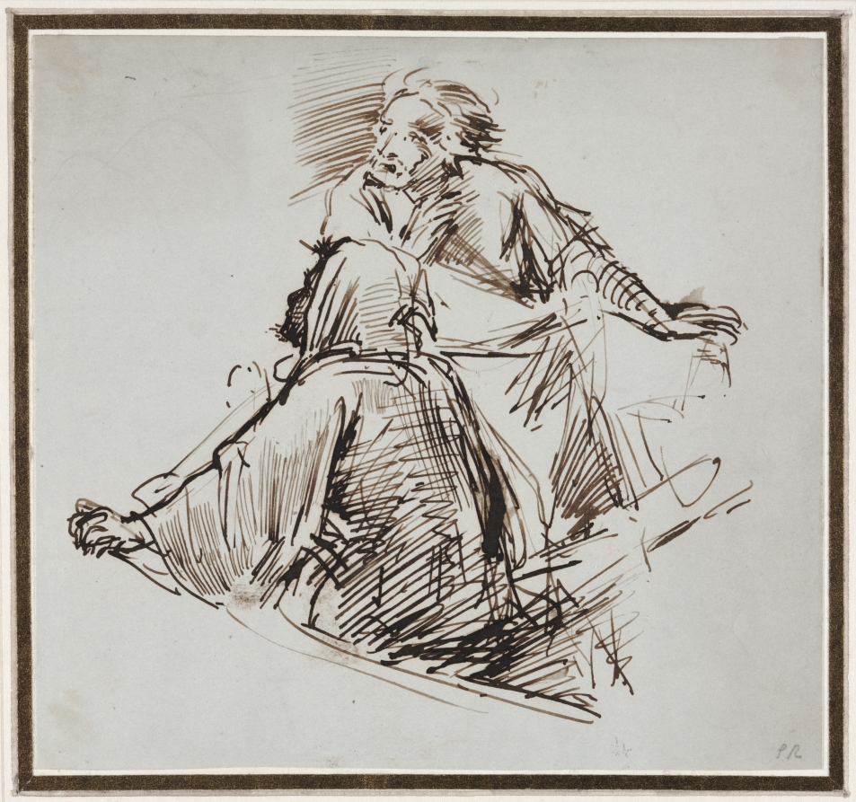 Two Male Figures