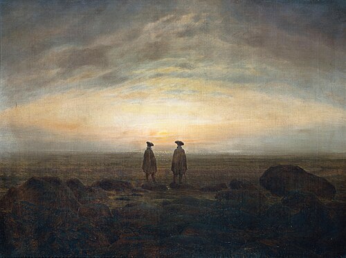Two Men by the Sea
