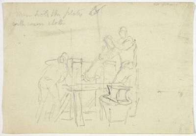 Two Men Working at a Machine