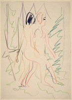 Two Nudes in a Forest