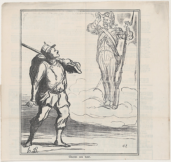 Un Leçon de Botanique, from "Croquis Parisiens"