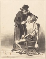 Un Lutteur malheureux