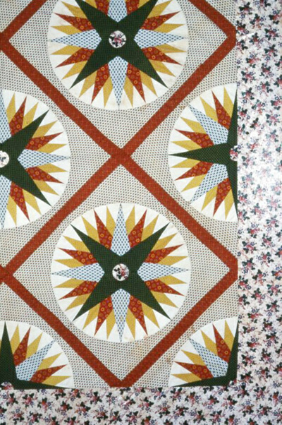 Unfinished "Mariner's Compass" Quilt