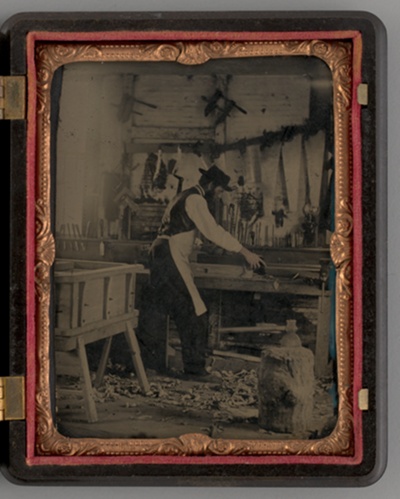Untitled (Carpenter in his Workshop)