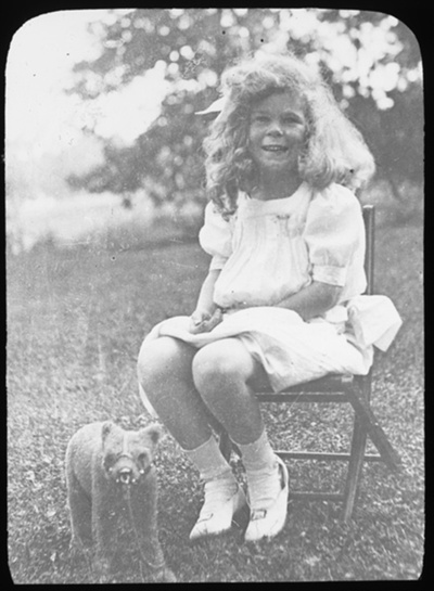 Untitled (Georgia E. with teddy bear)