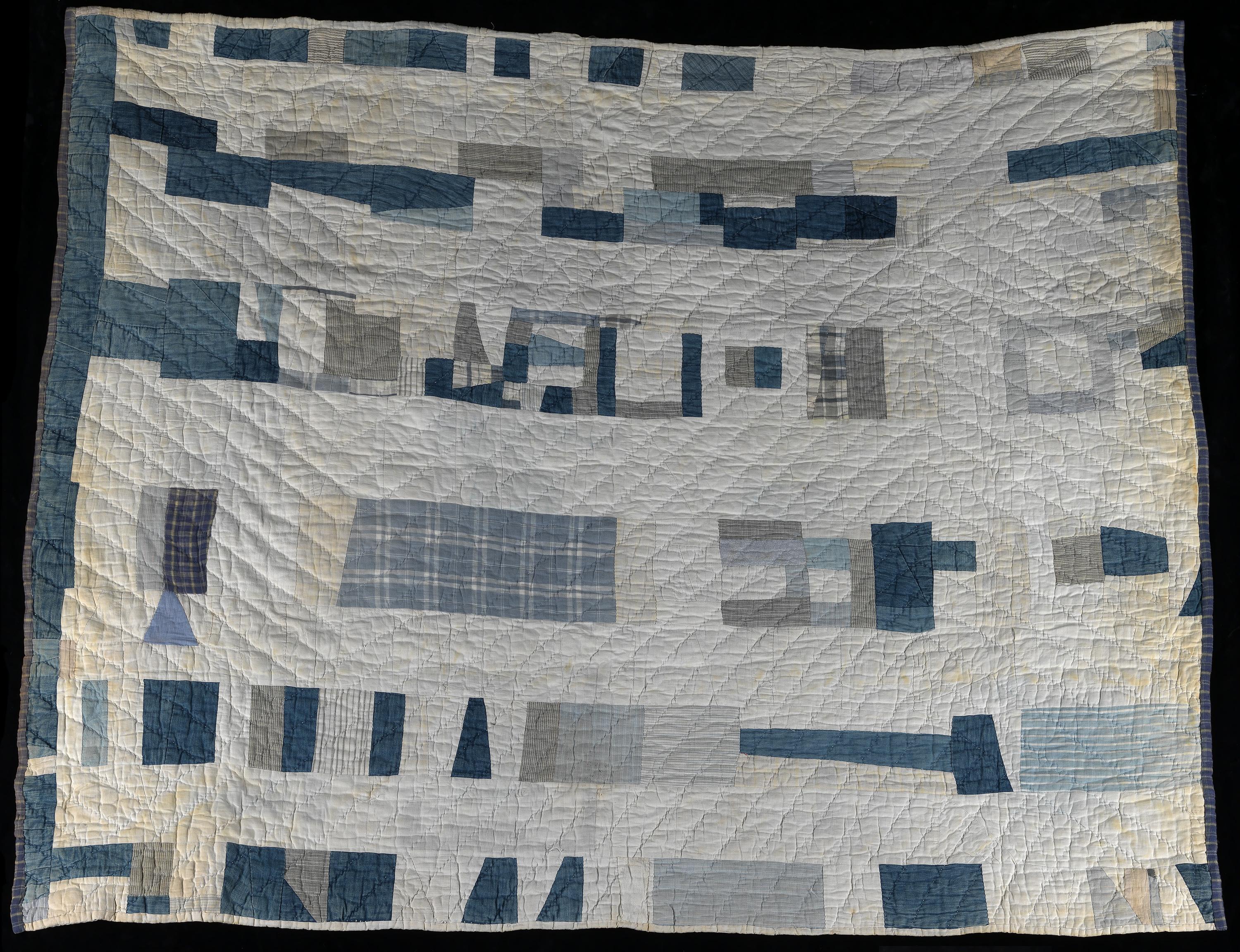 Untitled (Strips with Triangles and Rectangles)