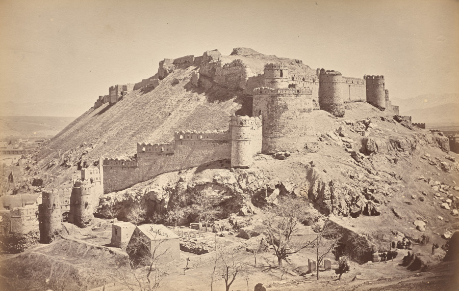 Upper Bala Hissar, from West