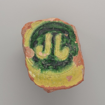 Vessel Fragment with Polo Stick Emblem