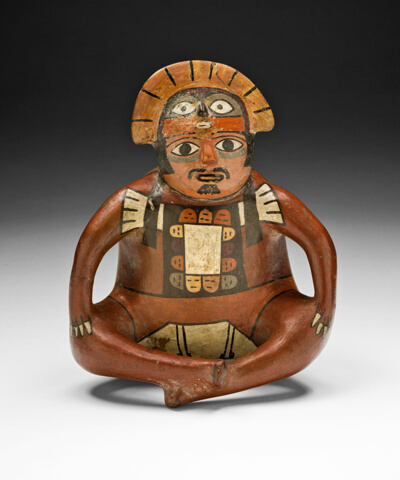 Vessel in the Form of a Seated Ruler